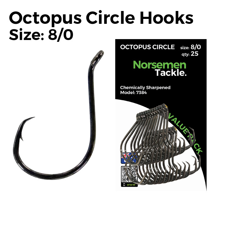 Octopus Circle Hooks #8/0 - Norsemen Tackle